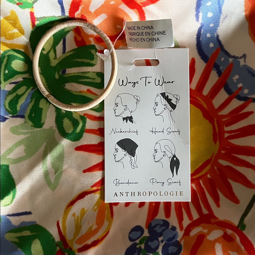 Anthropologie Aperol Spritz Scarf - Picture 7 of 7